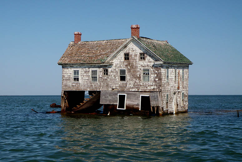 Det sista huset p Holland Island i oktober 2010.