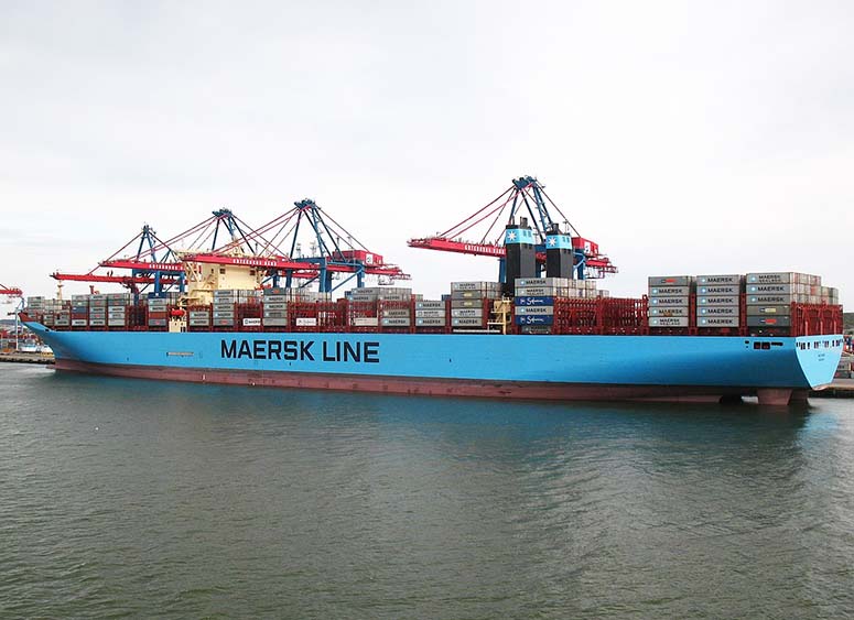 Containerfartyget Matz Maersk i Gteborg 2014