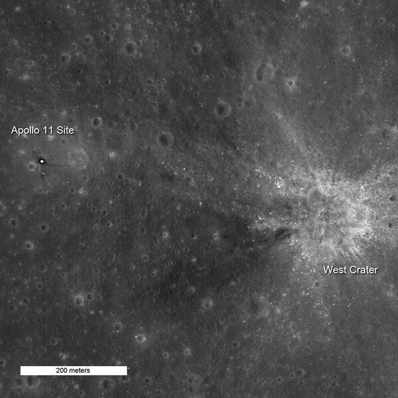 Apollo 11:s landningsplats p mnen