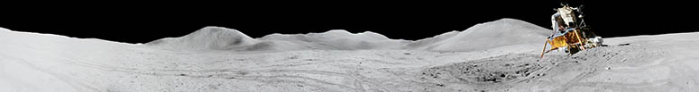 Panoramabild frn mnen, Apollo 15