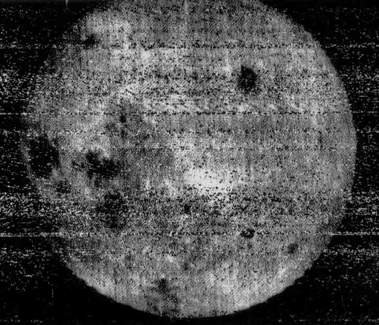 Frsta bilden av mnens baksida av sonden Luna 3