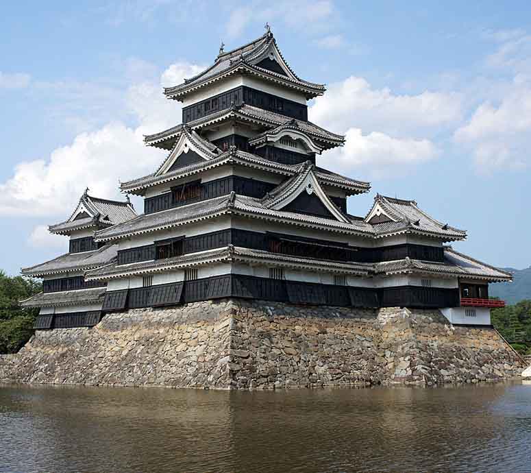 Matsumoto slott, krkslottet, Japan