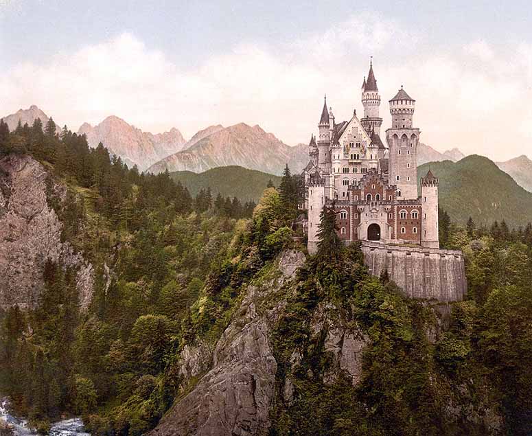 Schloss Neuschwanstein, Tyskland, vrldens vackraste slott